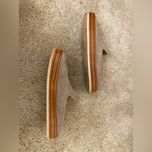 Vince Tan Suede Mules